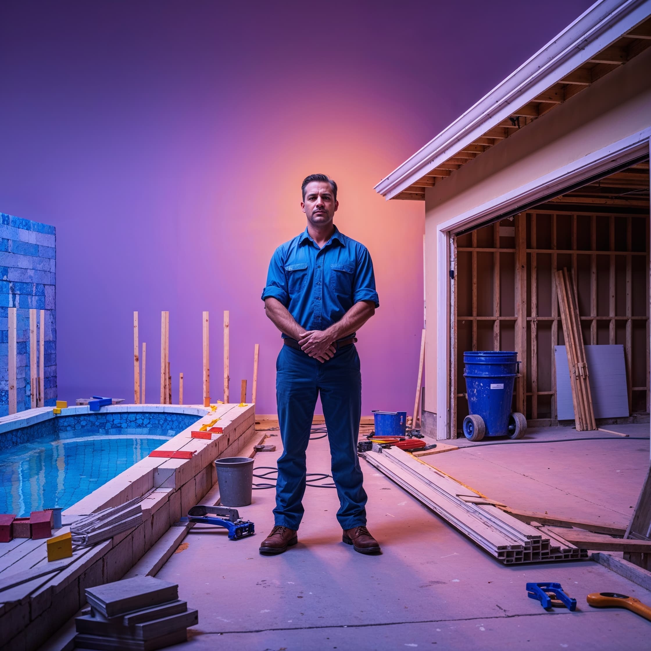 Schwimmbäder und Garagen