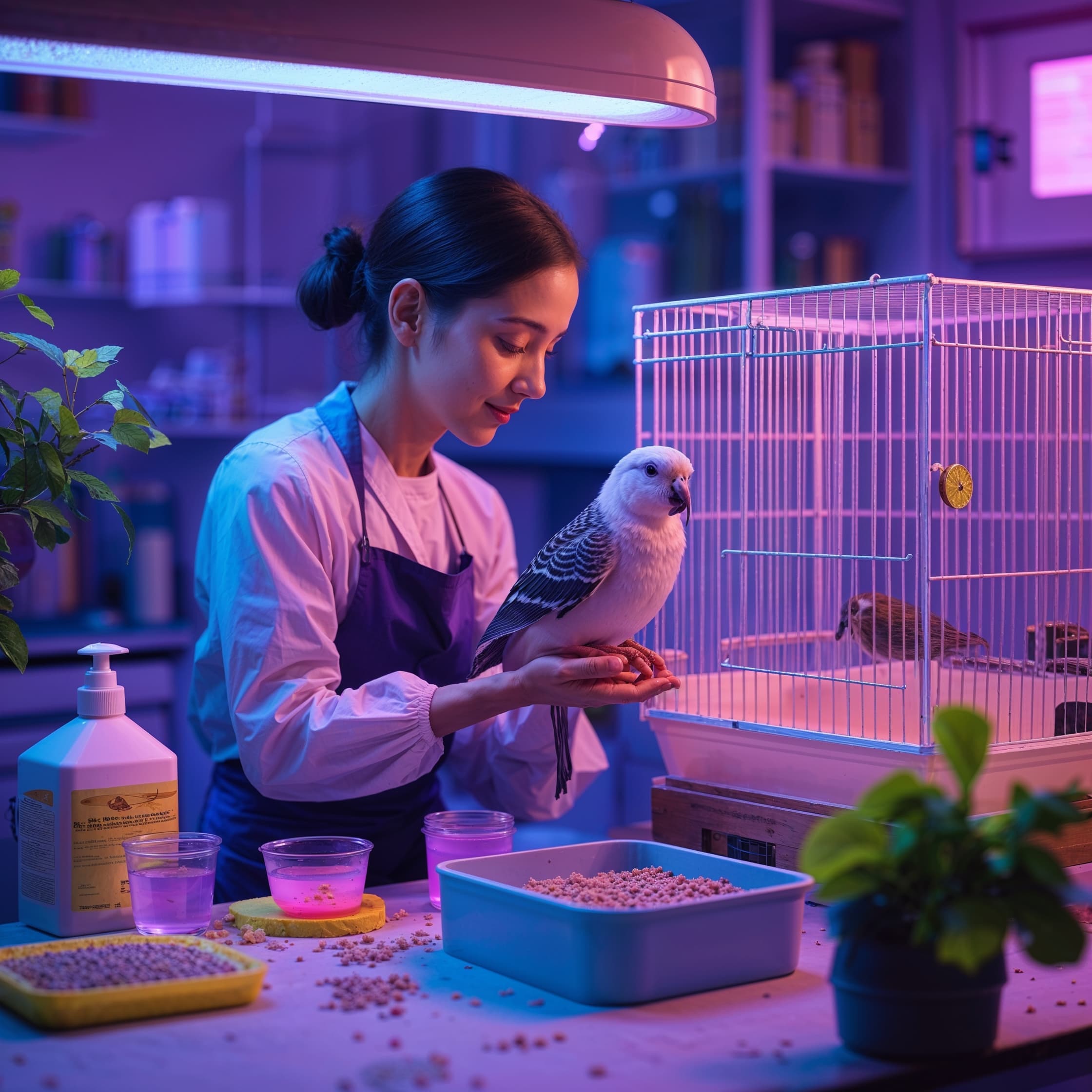 Cuidado de aves