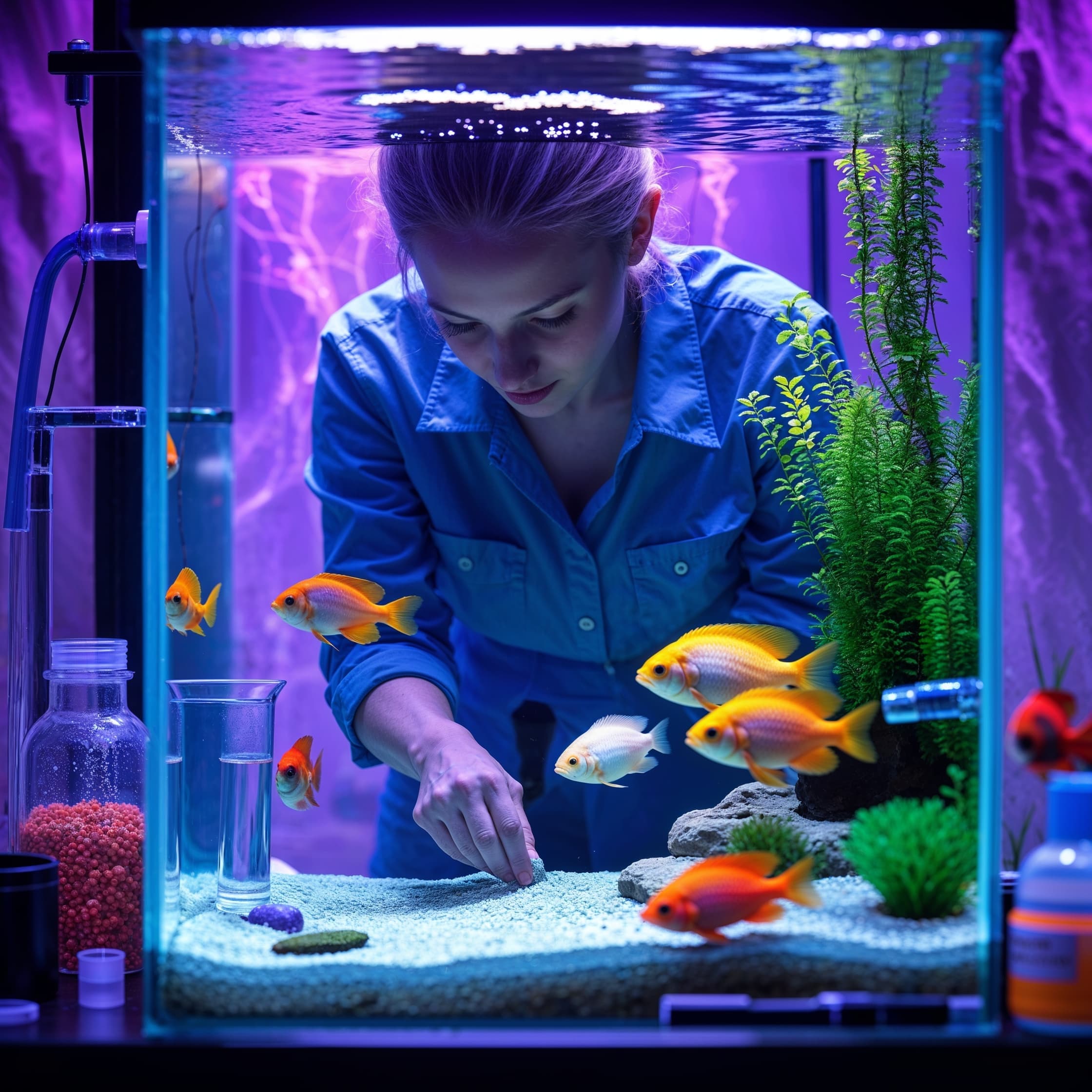 Cuidado de peces